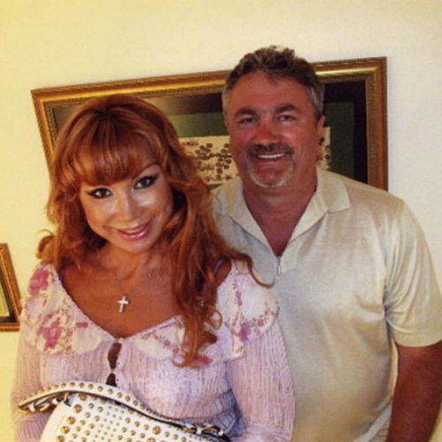 Маша Распутина с мужем Виктором Захаровым